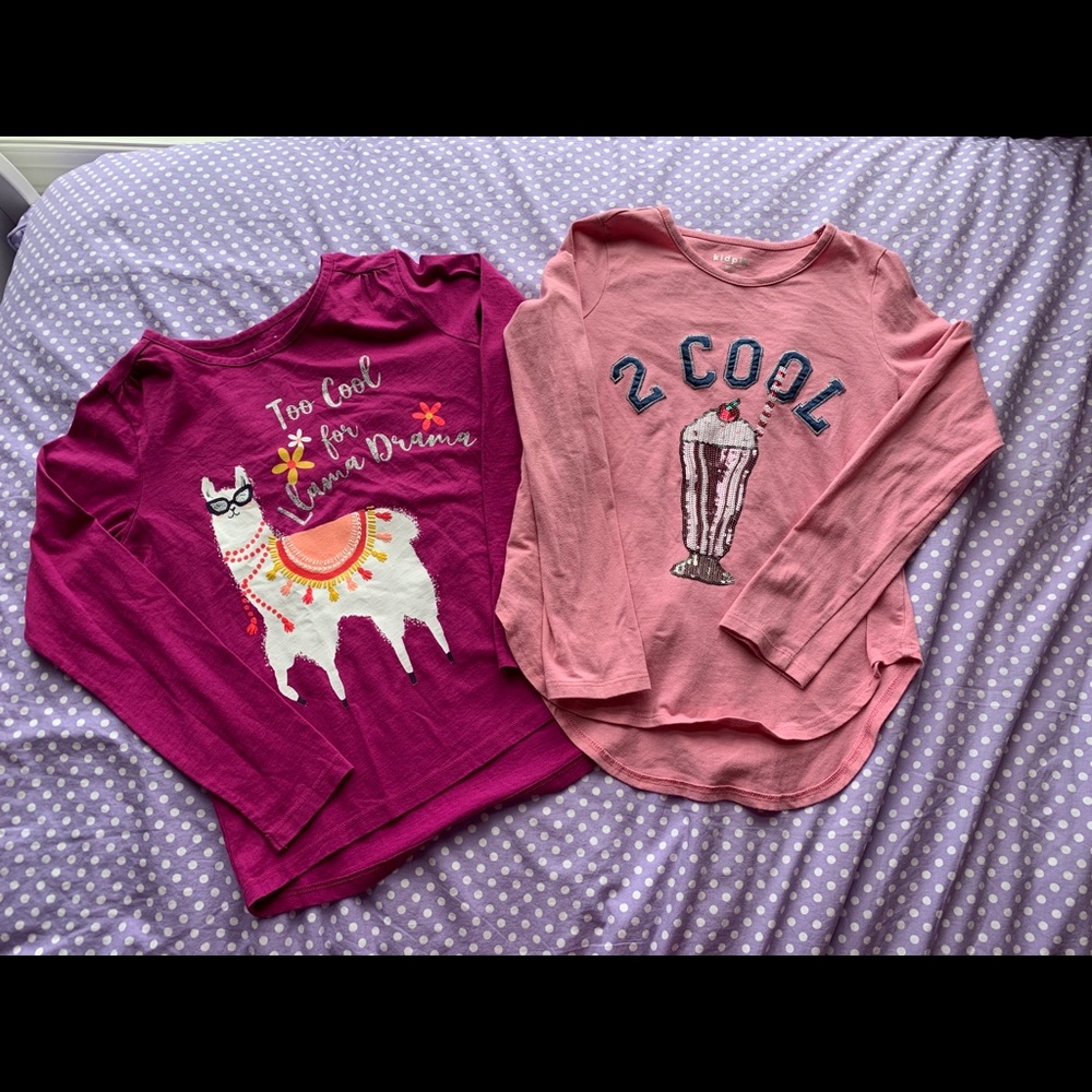 Girls long sleeve tees